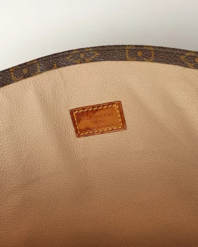 Pre-owned Louis Vuitton Monogram Sac Plat Bag In Brown