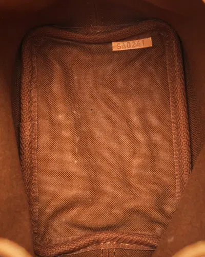 Pre-owned Louis Vuitton Monogram Nano Noé Bag In Brown