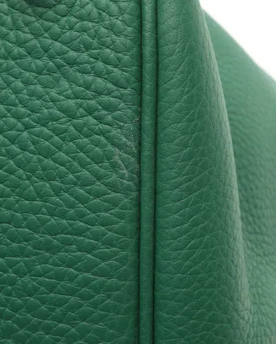 Pre-owned Hermes Hermès Clemence Picotin 22 Vert Moyen Bag In Green