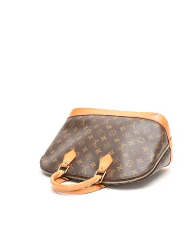 Pre-owned Louis Vuitton Monogram Alma Bandoulière Pm Bag In Brown