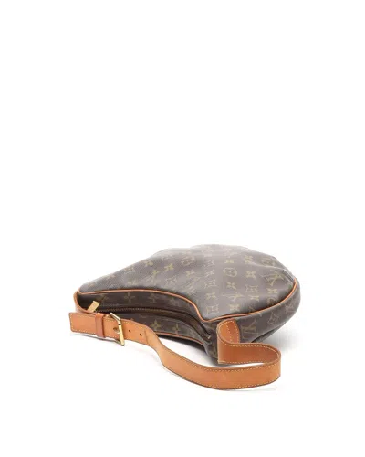 Pre-owned Louis Vuitton Monogram Croissant Mm Bag In Brown