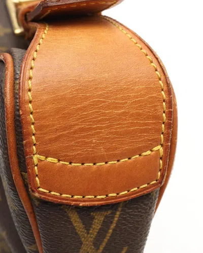 Pre-owned Louis Vuitton Monogram Croissant Mm Bag In Brown