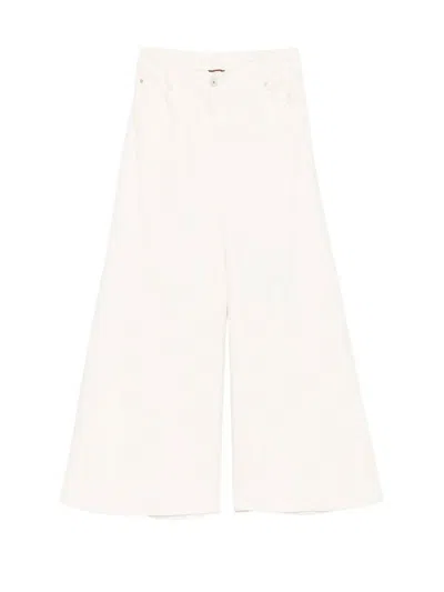 Brunello Cucinelli Wide-leg Jeans In White