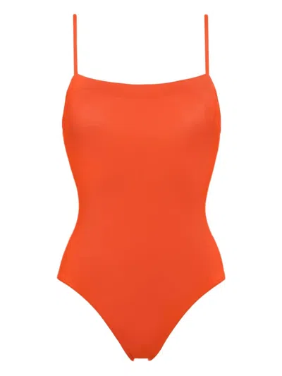 Eres Aquarelle Lycra One Piece Swimsuit In Yellow