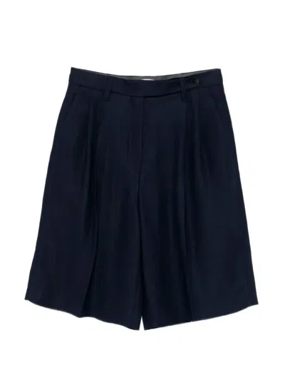 Brunello Cucinelli Bermuda In Blue