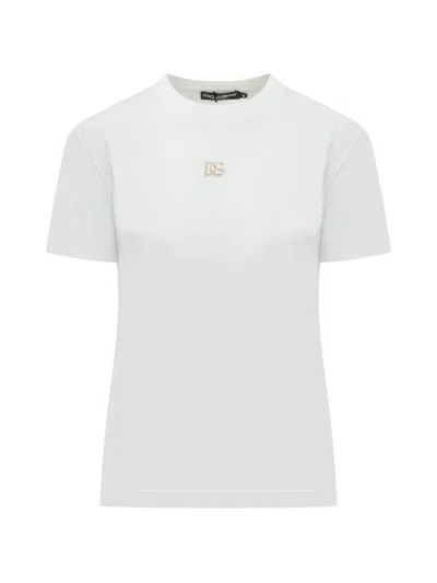 Dolce & Gabbana Short Sleeve T-shirt In White