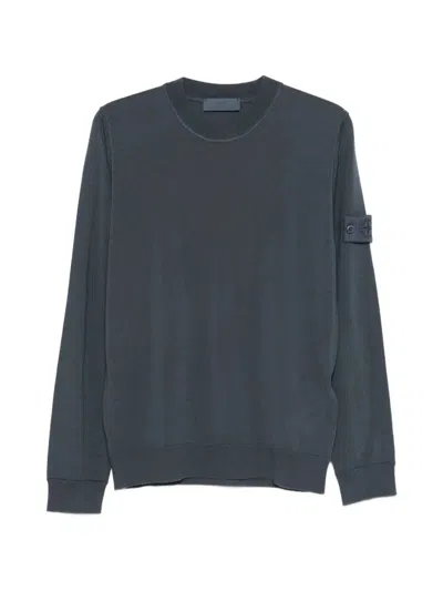 Stone Island Ghost` Crewneck In Gray