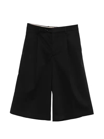 Berwich Button Shorts In Black