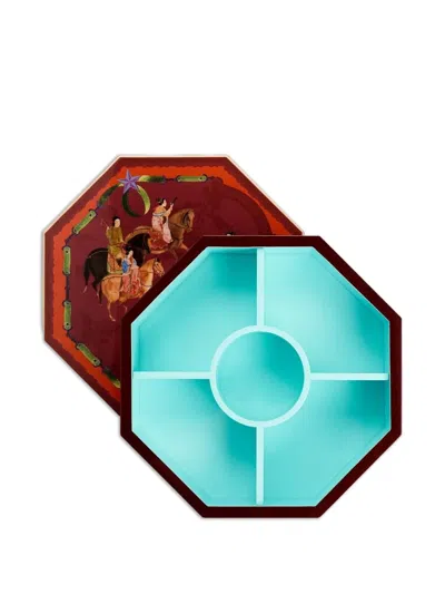 Shanghai Tang Tang Candy Equestrian-print Home Decor In Multi