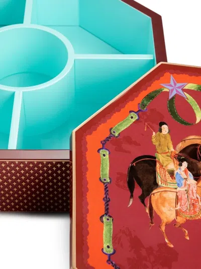 Shanghai Tang Tang Candy Equestrian-print Home Decor In Multi