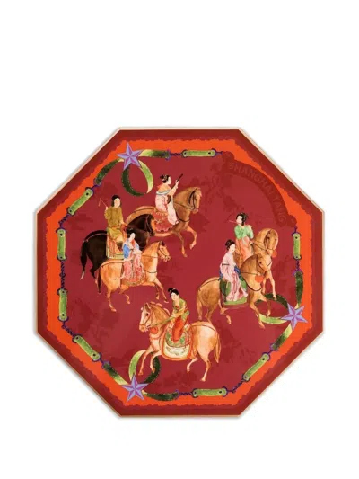 Shanghai Tang Tang Candy Equestrian-print Home Decor In Multi