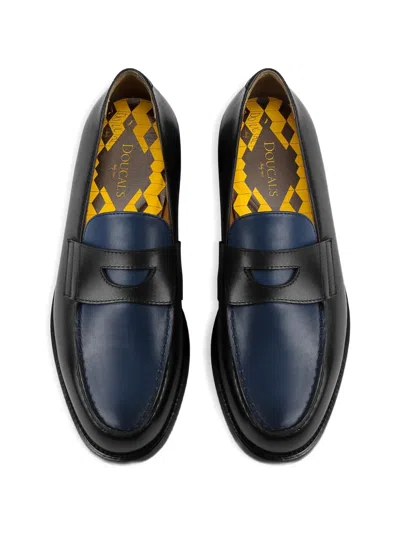 双色皮质乐福鞋