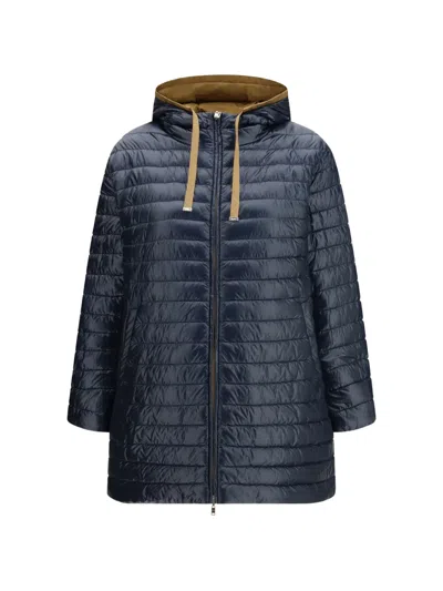 Herno Double-face Down Jacket In Brown