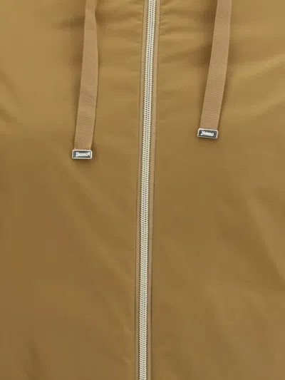 Herno Double-face Down Jacket In Brown