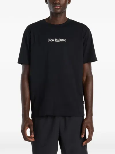 New Balance N Collage Graphic T-shirt In Black