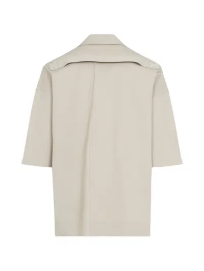 Rick Owens Magnum Tommy Shirt In Neutral
