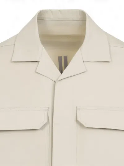 Rick Owens Magnum Tommy Shirt In Neutral