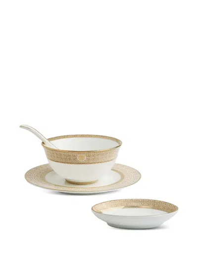 Shanghai Tang Tang Shou Gold-trim Bowl In Multi
