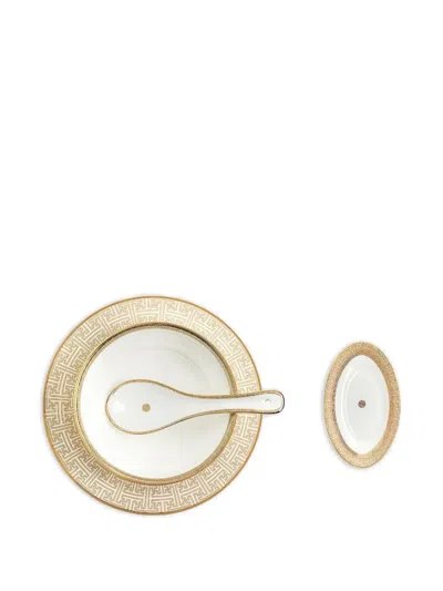 Shanghai Tang Tang Shou Gold-trim Bowl In Multi