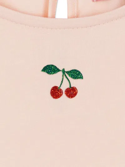 樱桃刺绣连衣裙