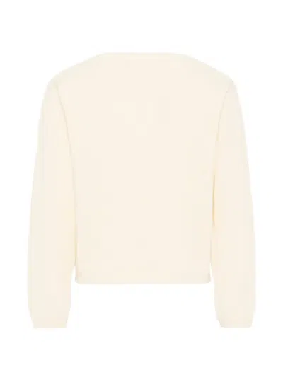 Patachou Pocket V-neck Cardigan In Neutral