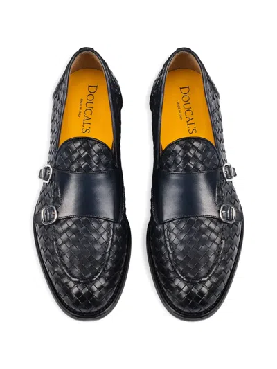 编织双扣环乐福鞋