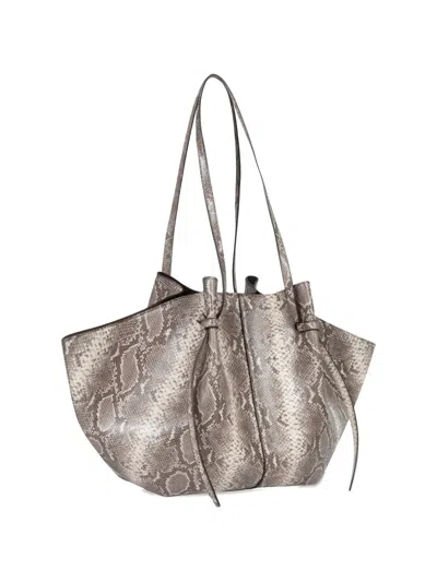 MOCHI 皮质大号单肩包