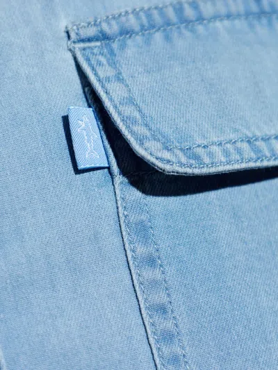 Paul & Shark Pocket-buttoned Shirt In Blue