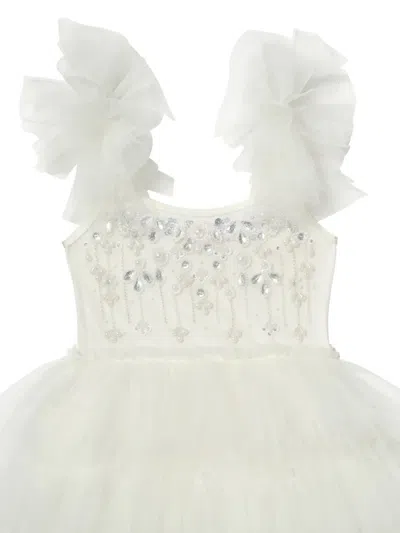 荷叶边缀饰芭蕾连衣裙