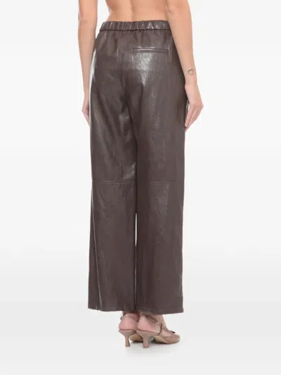 Antonelli Elasticated Trousers In Brown