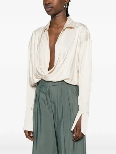 PALOMA POLO领裹身式连体衣