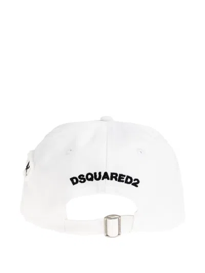 Dsquared2 Logo-detail Cap In White