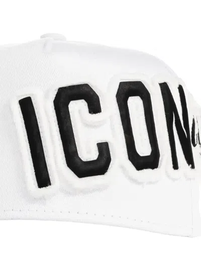 Dsquared2 Logo-detail Cap In White