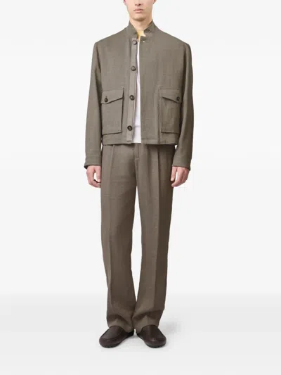 Tod's Maxi-pockets Short Jacket In Neutral