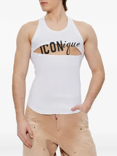 Dsquared2 Cut-out Vest In White