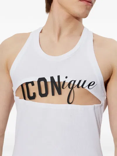 Dsquared2 Cut-out Vest In White