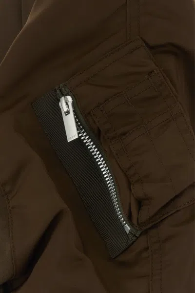 Sacai Chocolate Polyester Blend Blazer In Multi