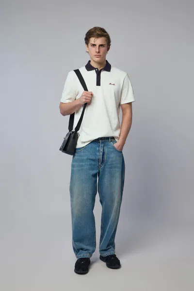 Moncler Ss Polo In White