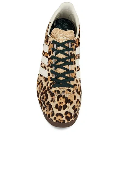 Adidas Originals Sl 71 Og Leopard-pattern Sneakers In Brown