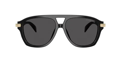 Michael Kors Grenada 56mm Aviator Sunglasses In Metallic