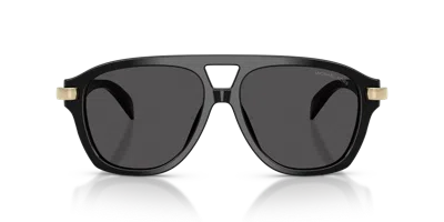 Michael Kors Grenada 56mm Aviator Sunglasses In Metallic