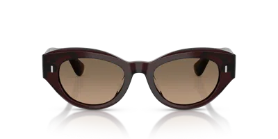 Oliver Peoples Lerrue Oval Sunglasses In Black