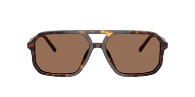 Dolce & Gabbana Pilot-frame Tortoiseshell Sunglasses In Brown