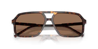Dolce & Gabbana Pilot-frame Tortoiseshell Sunglasses In Brown