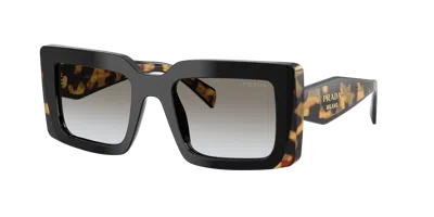 Prada 0pr D01s Oversized Square Frame Sunglasses In Black