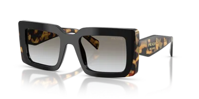 Prada 0pr D01s Oversized Square Frame Sunglasses In Black