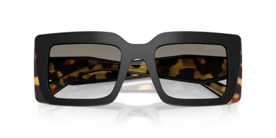 Prada 0pr D01s Oversized Square Frame Sunglasses In Black