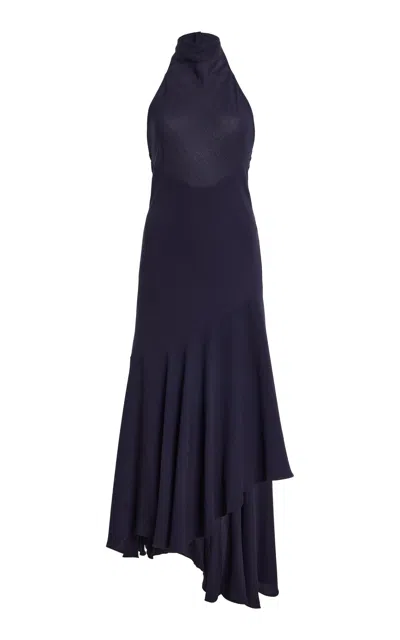Alaïa Backless Maxi Dress In Purple