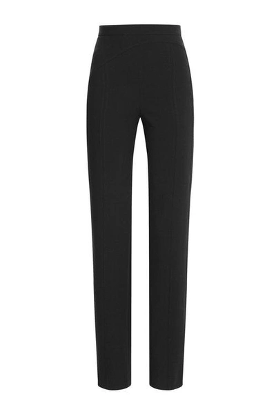 Tamara Mellon High-waisted Wool Pants In Black