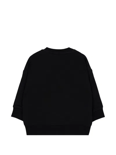 Moschino Logo Sweatshirt In Black
